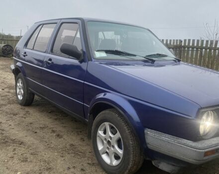 Синий Фольксваген Гольф, объемом двигателя 1.6 л и пробегом 286 тыс. км за 1500 $, фото 1 на Automoto.ua