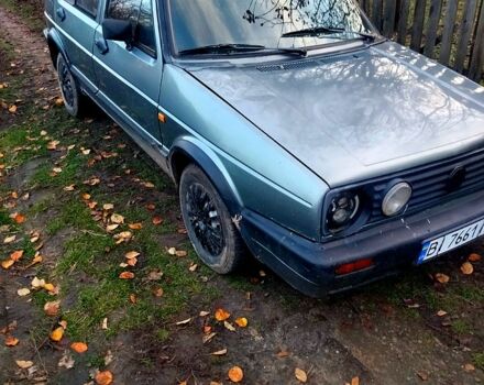 Синий Фольксваген Гольф, объемом двигателя 1.8 л и пробегом 475 тыс. км за 1300 $, фото 5 на Automoto.ua