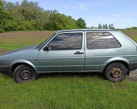 Синий Фольксваген Гольф, объемом двигателя 1.8 л и пробегом 468 тыс. км за 600 $, фото 1 на Automoto.ua