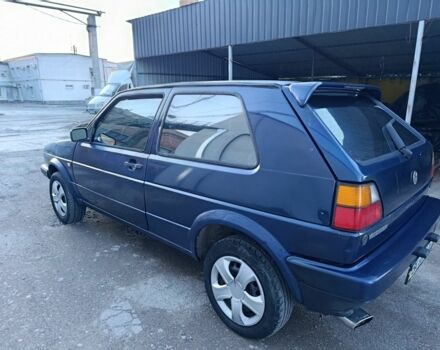 Синий Фольксваген Гольф, объемом двигателя 1.6 л и пробегом 370 тыс. км за 850 $, фото 5 на Automoto.ua