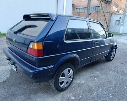 Синий Фольксваген Гольф, объемом двигателя 1.6 л и пробегом 370 тыс. км за 850 $, фото 3 на Automoto.ua