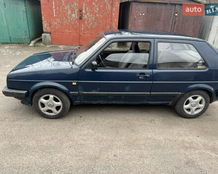 Синий Фольксваген Гольф, объемом двигателя 1.27 л и пробегом 313 тыс. км за 950 $, фото 2 на Automoto.ua