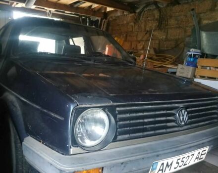 Синий Фольксваген Гольф, объемом двигателя 1.3 л и пробегом 350 тыс. км за 1100 $, фото 4 на Automoto.ua