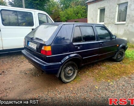 Синий Фольксваген Гольф, объемом двигателя 1.8 л и пробегом 121 тыс. км за 1000 $, фото 2 на Automoto.ua