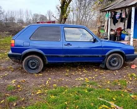 Синий Фольксваген Гольф, объемом двигателя 1.6 л и пробегом 87 тыс. км за 1000 $, фото 1 на Automoto.ua