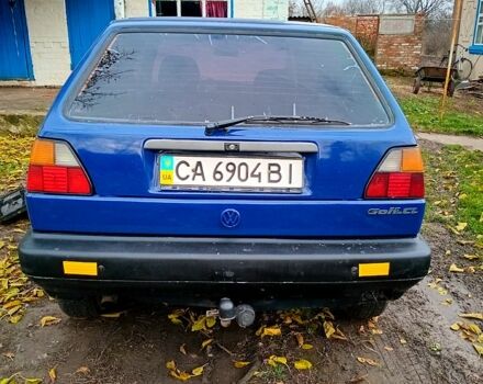 Синий Фольксваген Гольф, объемом двигателя 1.6 л и пробегом 87 тыс. км за 1000 $, фото 2 на Automoto.ua