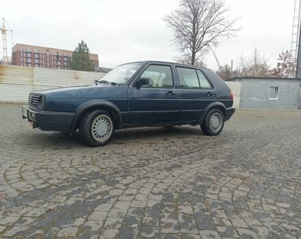 Синий Фольксваген Гольф, объемом двигателя 1.6 л и пробегом 270 тыс. км за 1200 $, фото 1 на Automoto.ua