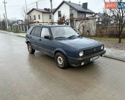 Синий Фольксваген Гольф, объемом двигателя 1.6 л и пробегом 401 тыс. км за 1650 $, фото 2 на Automoto.ua