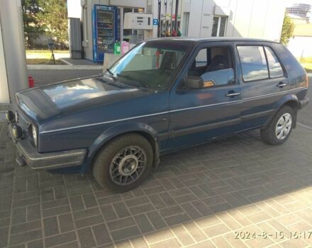 Синий Фольксваген Гольф, объемом двигателя 1.6 л и пробегом 280 тыс. км за 961 $, фото 1 на Automoto.ua