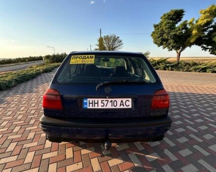 Синий Фольксваген Гольф, объемом двигателя 1.8 л и пробегом 230 тыс. км за 2400 $, фото 1 на Automoto.ua