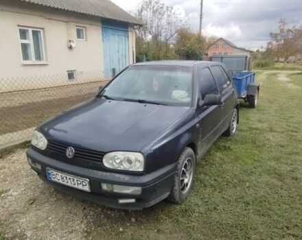 Синий Фольксваген Гольф, объемом двигателя 1.8 л и пробегом 125 тыс. км за 1600 $, фото 4 на Automoto.ua