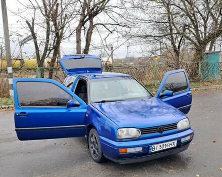 Синий Фольксваген Гольф, объемом двигателя 1.78 л и пробегом 133 тыс. км за 2800 $, фото 14 на Automoto.ua