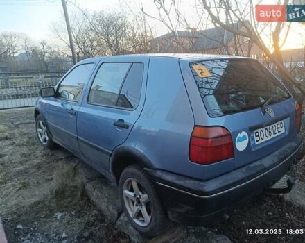 Синий Фольксваген Гольф, объемом двигателя 1.78 л и пробегом 140 тыс. км за 3500 $, фото 2 на Automoto.ua