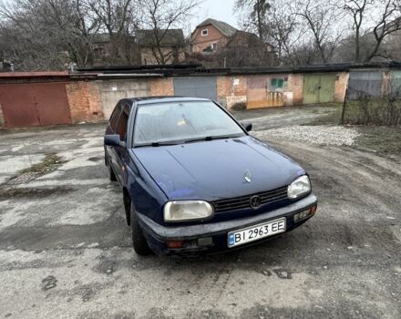 Синий Фольксваген Гольф, объемом двигателя 1.8 л и пробегом 200 тыс. км за 850 $, фото 2 на Automoto.ua