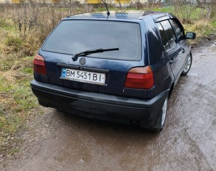 Синий Фольксваген Гольф, объемом двигателя 1.9 л и пробегом 191 тыс. км за 2700 $, фото 1 на Automoto.ua