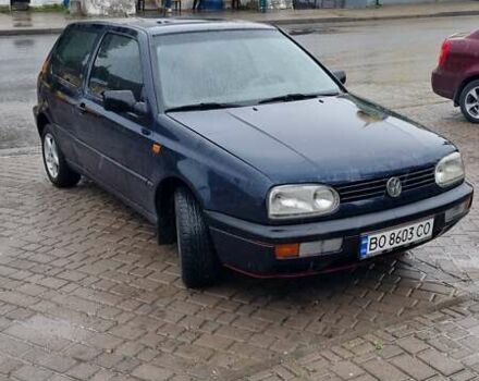 Синій Фольксваген Гольф, об'ємом двигуна 1.6 л та пробігом 78 тис. км за 1450 $, фото 1 на Automoto.ua