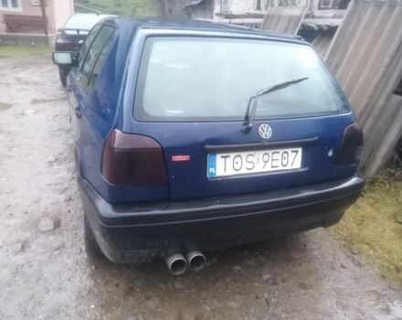 Синий Фольксваген Гольф, объемом двигателя 1.4 л и пробегом 350 тыс. км за 650 $, фото 1 на Automoto.ua