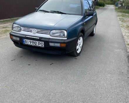 Синий Фольксваген Гольф, объемом двигателя 1.4 л и пробегом 370 тыс. км за 1500 $, фото 1 на Automoto.ua