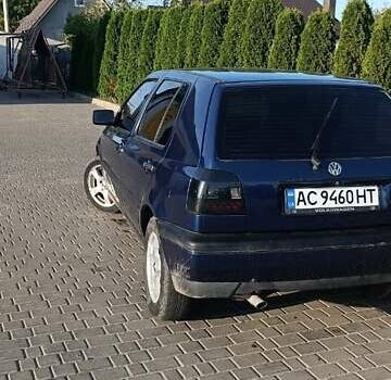 Синий Фольксваген Гольф, объемом двигателя 1.78 л и пробегом 298 тыс. км за 1999 $, фото 3 на Automoto.ua