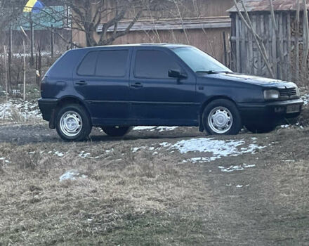 Синий Фольксваген Гольф, объемом двигателя 1.6 л и пробегом 477 тыс. км за 1399 $, фото 1 на Automoto.ua