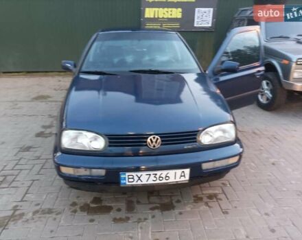Фольксваген Гольф 1996 в Хмельницком на Automoto.ua Синий Фольксваген Гольф, объемом двигателя 1.8 л и пробегом 360 тыс. км за 2200 $, фото 4 на Automoto.ua