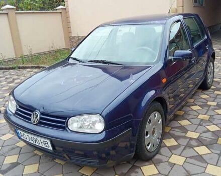 Синий Фольксваген Гольф, объемом двигателя 1.6 л и пробегом 346 тыс. км за 2300 $, фото 19 на Automoto.ua