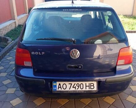 Синий Фольксваген Гольф, объемом двигателя 1.6 л и пробегом 346 тыс. км за 2300 $, фото 2 на Automoto.ua