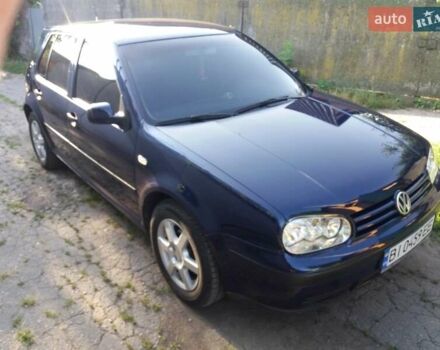 Синий Фольксваген Гольф, объемом двигателя 1.6 л и пробегом 485 тыс. км за 4100 $, фото 2 на Automoto.ua