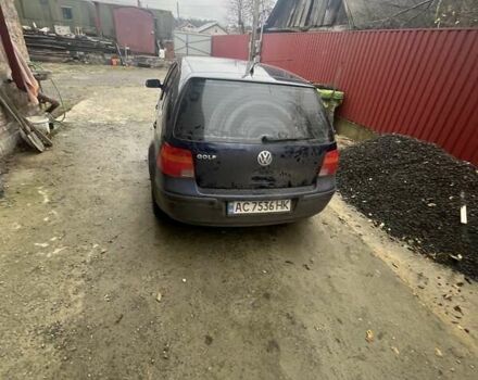 Синий Фольксваген Гольф, объемом двигателя 1.39 л и пробегом 289 тыс. км за 3800 $, фото 3 на Automoto.ua