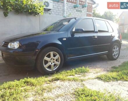 Синий Фольксваген Гольф, объемом двигателя 1.6 л и пробегом 485 тыс. км за 4100 $, фото 3 на Automoto.ua