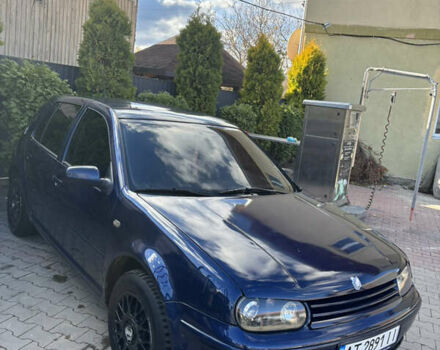 Синий Фольксваген Гольф, объемом двигателя 1.9 л и пробегом 238 тыс. км за 4000 $, фото 1 на Automoto.ua