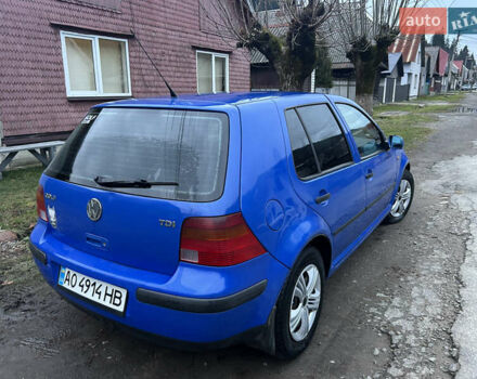 Синій Фольксваген Гольф, об'ємом двигуна 1.9 л та пробігом 400 тис. км за 3700 $, фото 2 на Automoto.ua