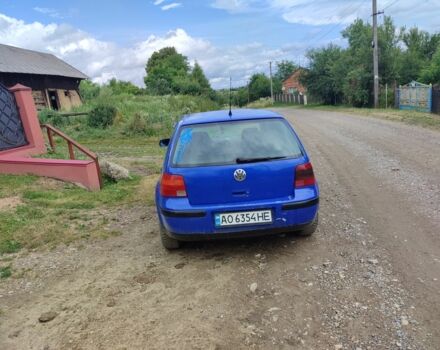 Синий Фольксваген Гольф, объемом двигателя 1.6 л и пробегом 370 тыс. км за 3400 $, фото 2 на Automoto.ua