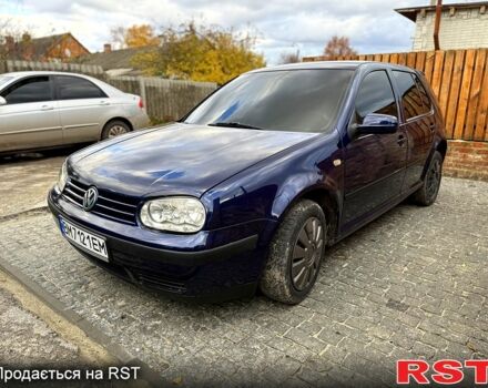 Синий Фольксваген Гольф, объемом двигателя 1.4 л и пробегом 200 тыс. км за 3850 $, фото 4 на Automoto.ua