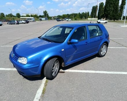 Синий Фольксваген Гольф, объемом двигателя 2 л и пробегом 198 тыс. км за 3950 $, фото 1 на Automoto.ua