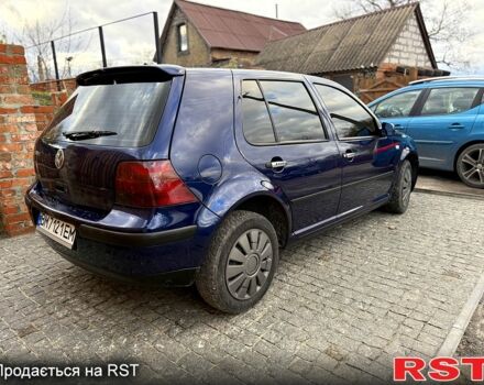 Синий Фольксваген Гольф, объемом двигателя 1.4 л и пробегом 200 тыс. км за 3850 $, фото 1 на Automoto.ua