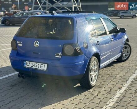 Фольксваген Гольф 1999 у Києві на Automoto.ua Синій Фольксваген Гольф, об'ємом двигуна 1.78 л та пробігом 328 тис. км за 4200 $, фото 3 на Automoto.ua
