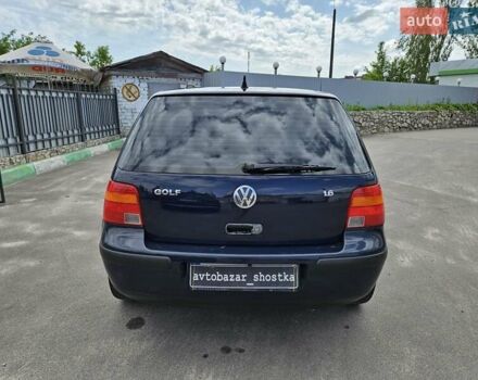 Синий Фольксваген Гольф, объемом двигателя 1.6 л и пробегом 230 тыс. км за 3900 $, фото 4 на Automoto.ua