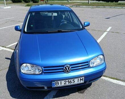 Синий Фольксваген Гольф, объемом двигателя 2 л и пробегом 198 тыс. км за 3950 $, фото 7 на Automoto.ua