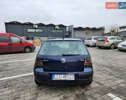 Синий Фольксваген Гольф, объемом двигателя 1.9 л и пробегом 354 тыс. км за 1150 $, фото 4 на Automoto.ua