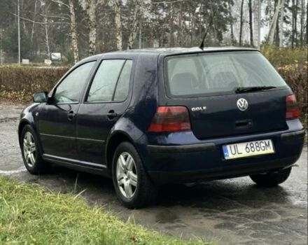 Синий Фольксваген Гольф, объемом двигателя 1.4 л и пробегом 222 тыс. км за 1400 $, фото 3 на Automoto.ua