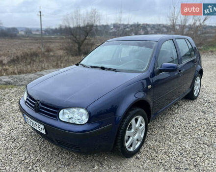 Синий Фольксваген Гольф, объемом двигателя 1.6 л и пробегом 192 тыс. км за 3999 $, фото 1 на Automoto.ua