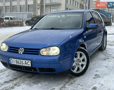 Синий Фольксваген Гольф, объемом двигателя 1.9 л и пробегом 322 тыс. км за 4499 $, фото 2 на Automoto.ua