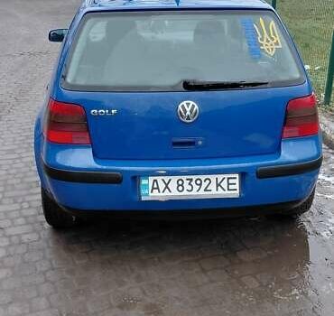 Синий Фольксваген Гольф, объемом двигателя 1.4 л и пробегом 276 тыс. км за 4500 $, фото 2 на Automoto.ua