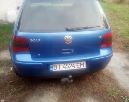 Синий Фольксваген Гольф, объемом двигателя 1.6 л и пробегом 425 тыс. км за 3500 $, фото 1 на Automoto.ua