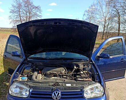 Синий Фольксваген Гольф, объемом двигателя 1.6 л и пробегом 230 тыс. км за 4400 $, фото 1 на Automoto.ua