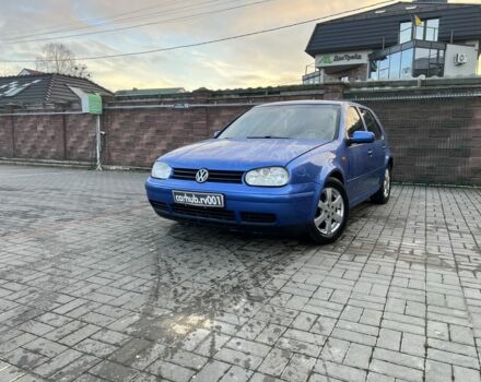 Синий Фольксваген Гольф, объемом двигателя 1.6 л и пробегом 208 тыс. км за 3500 $, фото 1 на Automoto.ua