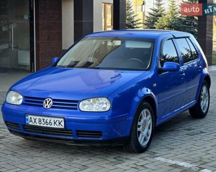 Синий Фольксваген Гольф, объемом двигателя 1.6 л и пробегом 200 тыс. км за 3400 $, фото 2 на Automoto.ua