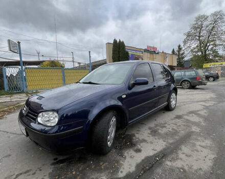 Синий Фольксваген Гольф, объемом двигателя 1.4 л и пробегом 320 тыс. км за 3600 $, фото 1 на Automoto.ua