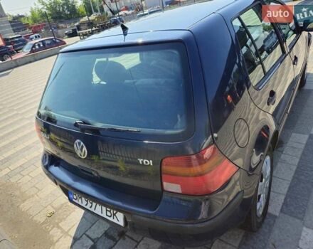 Синий Фольксваген Гольф, объемом двигателя 1.9 л и пробегом 345 тыс. км за 3000 $, фото 2 на Automoto.ua